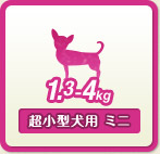 超小型犬用 ミニ　1.3kg～4kg